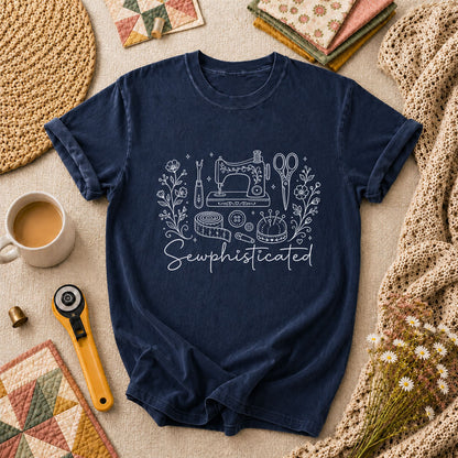 Sewphisticated T-Shirt - Navy