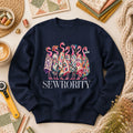 Sewrority Flamingos Quilt Blankets Long Sleeve