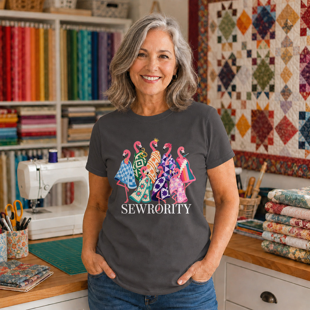 Sewrority Flamingo T-shirt