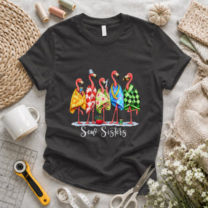 Sew Sisters Flamingo T-shirt