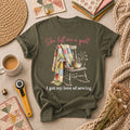 She Left Me A Quilt I Got My Love Of Sewing Rocking Chair T-Shirt