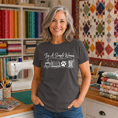I'm A Simple Woman Quilter T-shirt