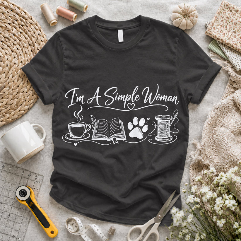 I'm A Simple Woman Quilter T-shirt