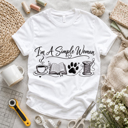 I'm A Simple Woman Quilter T-shirt