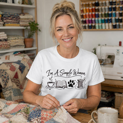 I'm A Simple Woman Quilter T-shirt