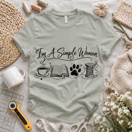 I'm A Simple Woman Quilter T-shirt