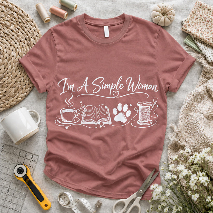 I'm A Simple Woman Quilter T-shirt