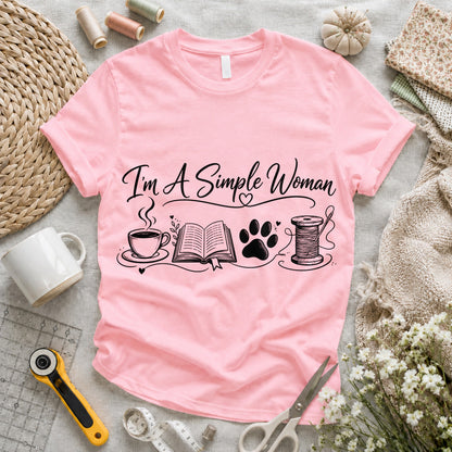 I'm A Simple Woman Quilter T-shirt