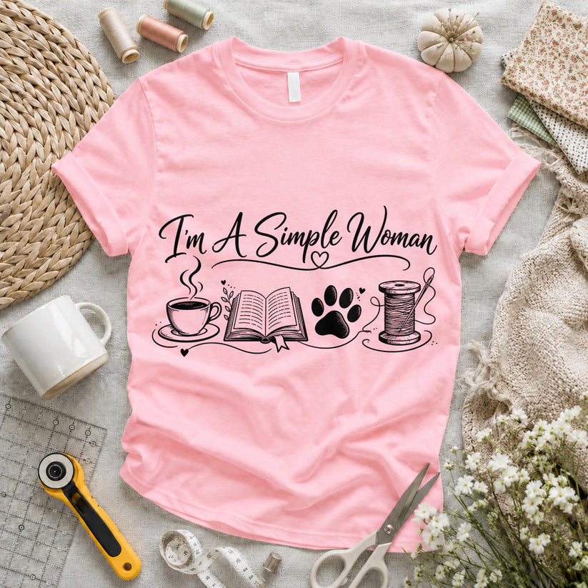 I'm A Simple Woman Quilter T-shirt