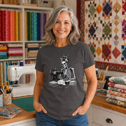 Skeleton Sewing T-shirt