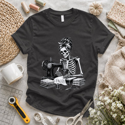 Skeleton Sewing T-shirt