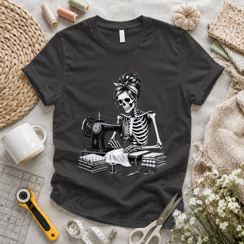 Skeleton Sewing T-shirt