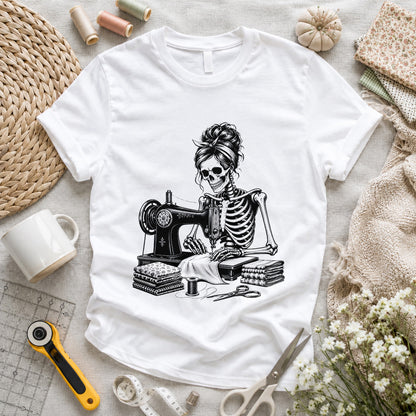 Skeleton Sewing T-shirt