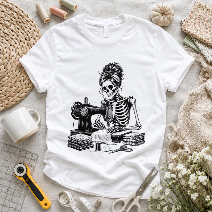 Skeleton Sewing T-shirt