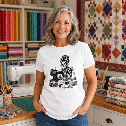 Skeleton Sewing T-shirt