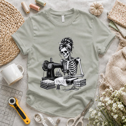 Skeleton Sewing T-shirt