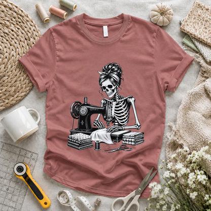 Skeleton Sewing T-shirt