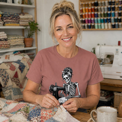 Skeleton Sewing T-shirt