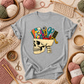 Skull Full Of Quilting Notions T-Shirt
