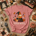 Stitch Witch Patchwork Hat Halloween T-Shirt
