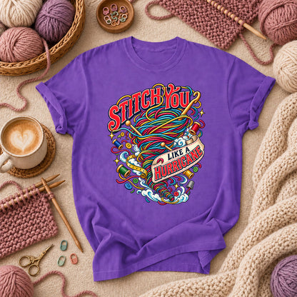 Stitch You Like A Hurricane T-Shirt - Purple
