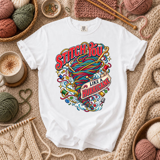 Stitch You Like A Hurricane T-Shirt - White