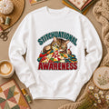 Stitchuational Awareness Cat Detective Long Sleeve