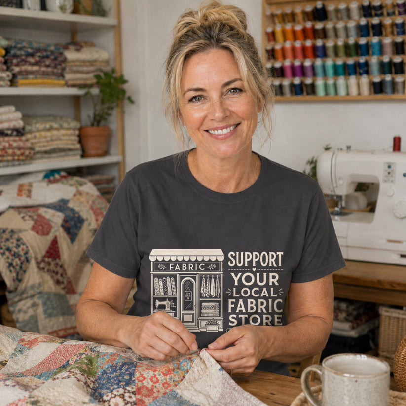 Support Your Local Fabric Store T-shirt