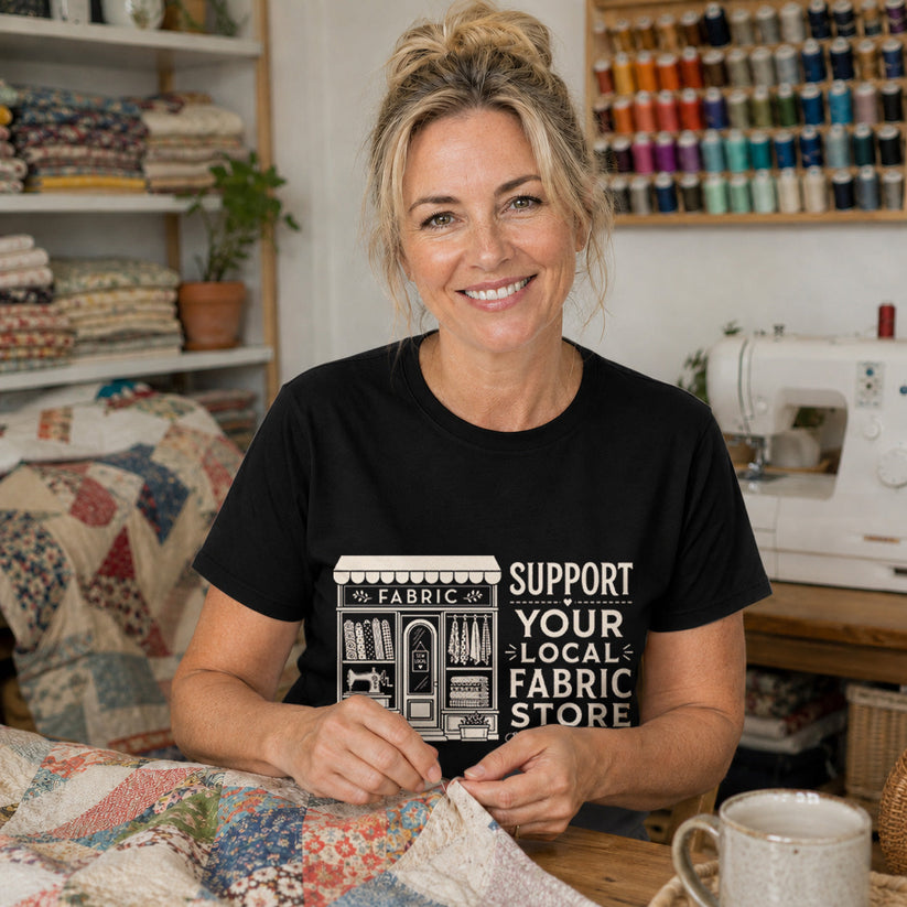 Support Your Local Fabric Store T-shirt