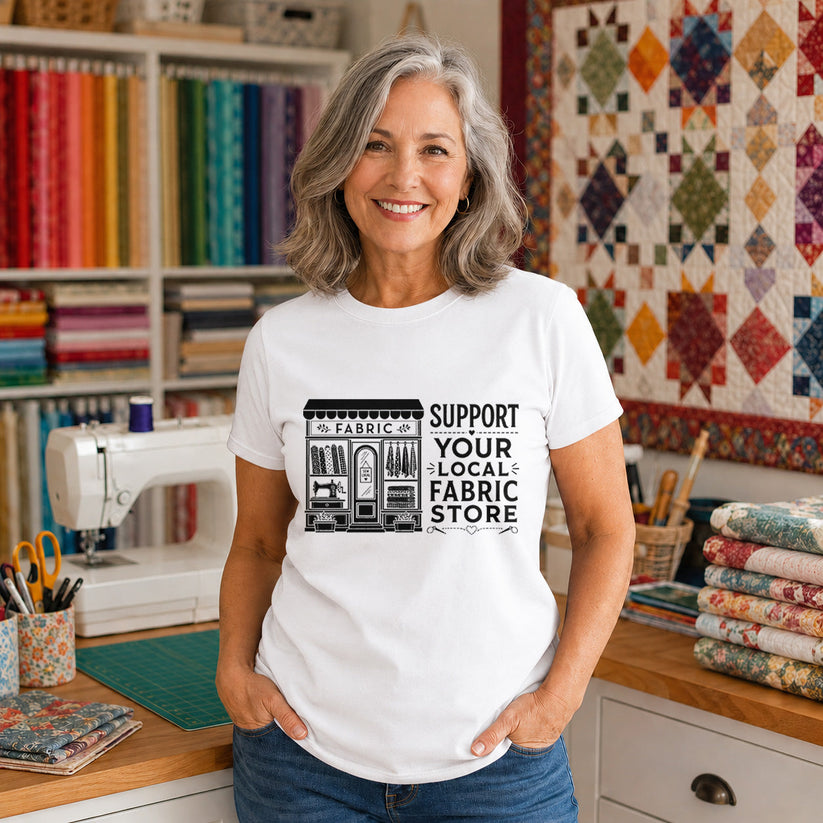 Support Your Local Fabric Store T-shirt