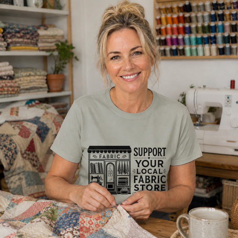 Support Your Local Fabric Store T-shirt