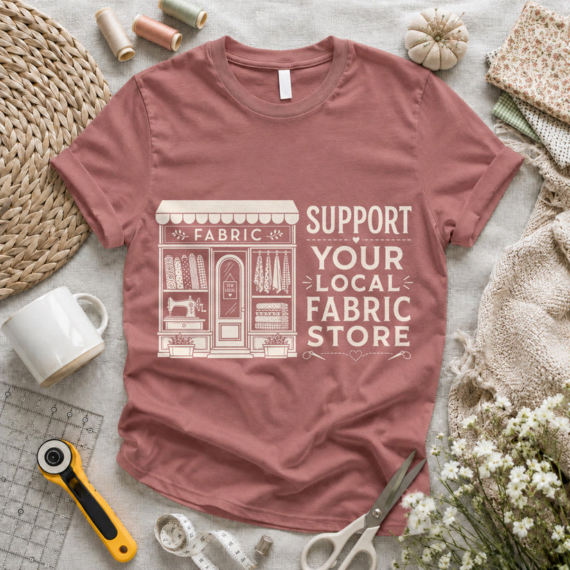 Support Your Local Fabric Store T-shirt