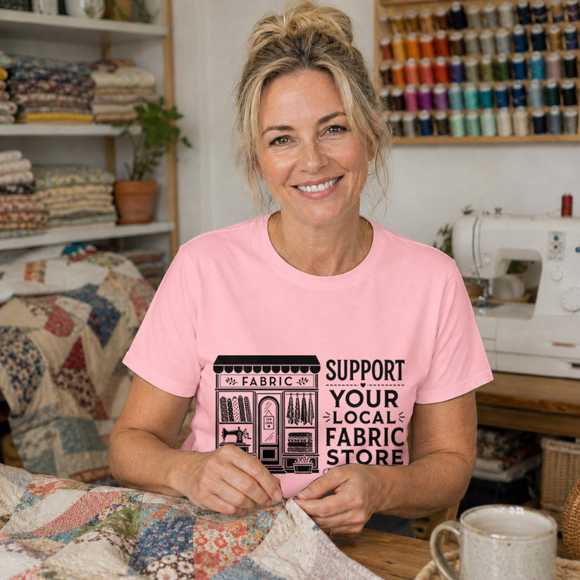 Support Your Local Fabric Store T-shirt