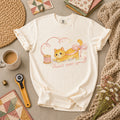 Sweet Time Cat Ribbon Spool T-Shirt