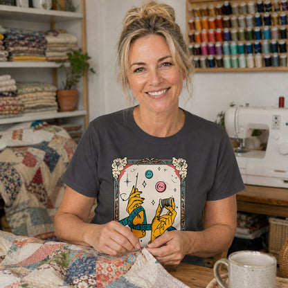 The Seamstress Tarot Card Colorful T-shirt