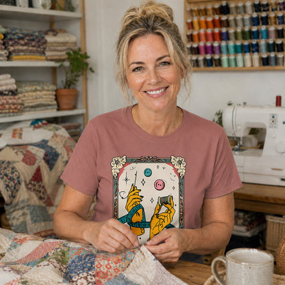 The Seamstress Tarot Card Colorful T-shirt
