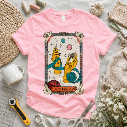 The Seamstress Tarot Card Colorful T-shirt