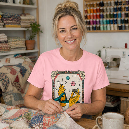 The Seamstress Tarot Card Colorful T-shirt