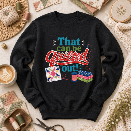 That Can Be Quilted Out Long Sleeve - Black