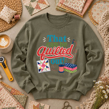 That Can Be Quilted Out Long Sleeve - Military Green