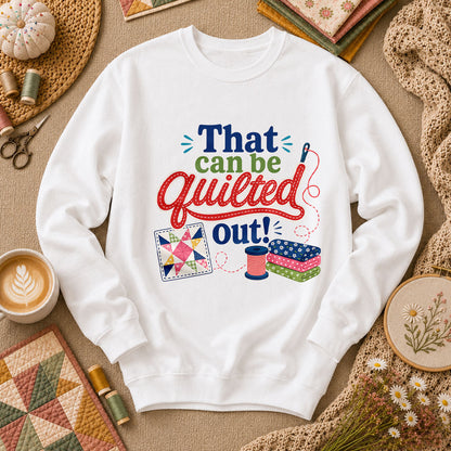That Can Be Quilted Out Long Sleeve - White