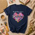 The Best Things In Life Are Quilted Patchwork Heart T-Shirt