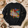 The Coat Of Many Colors Patchwork Long Sleeve