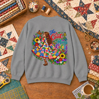 The Coat Of Many Colors Patchwork Sweatshirt - Sport Grey