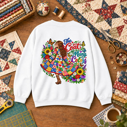 The Coat Of Many Colors Patchwork Sweatshirt - White