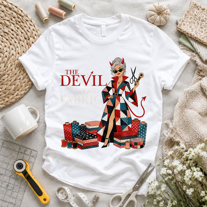 Devil White Flatlay