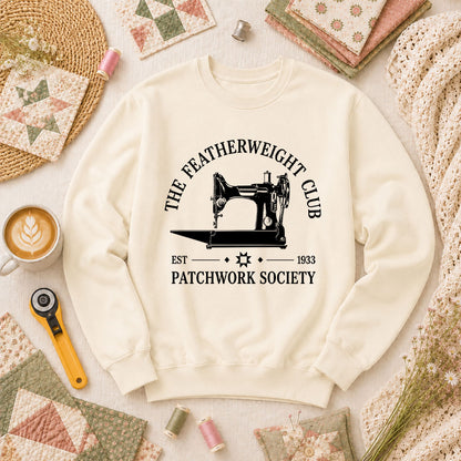 The Featherweight Club Patchwork Society 1933 Long Sleeve - Natural