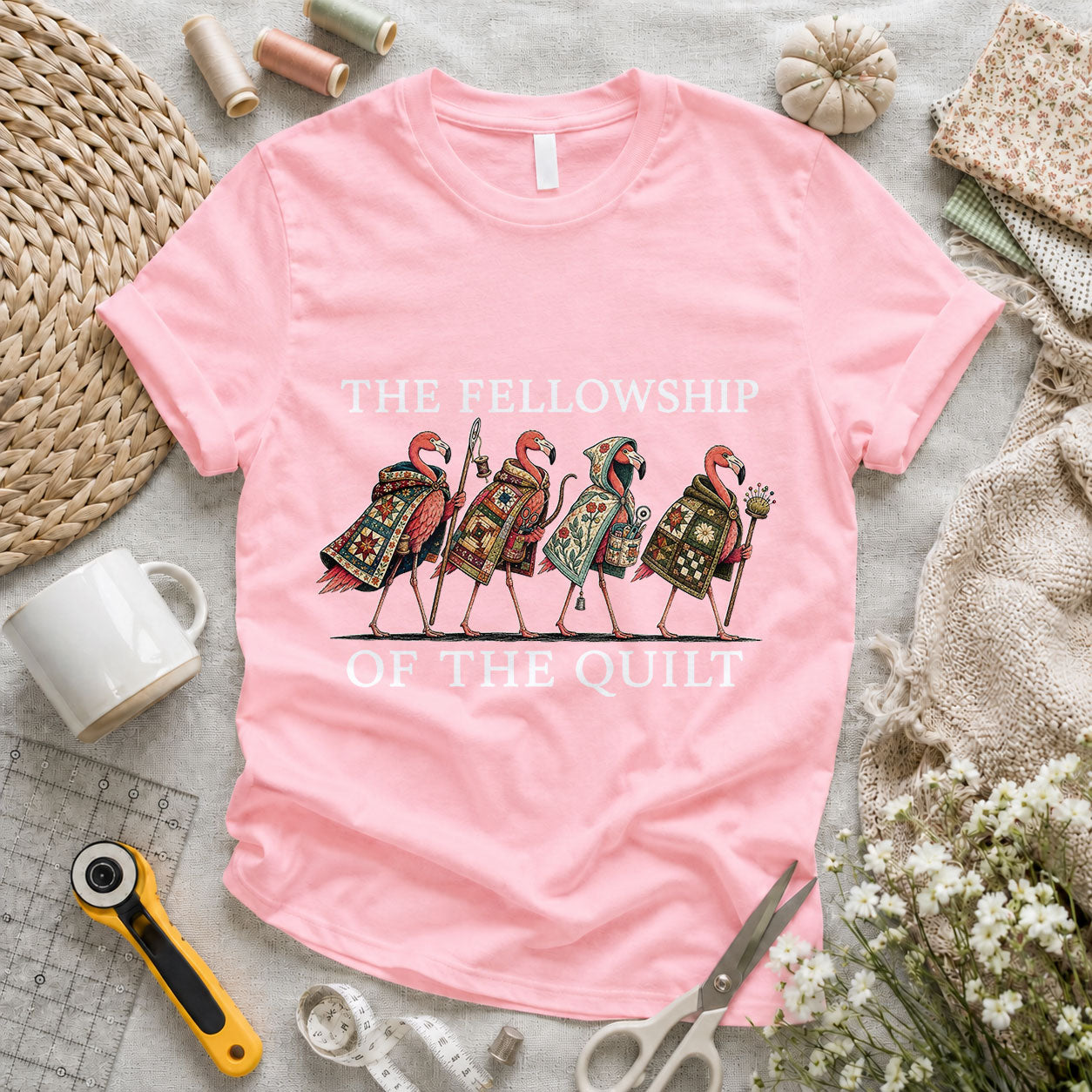 The Fellowship of the Quilt T-shirt