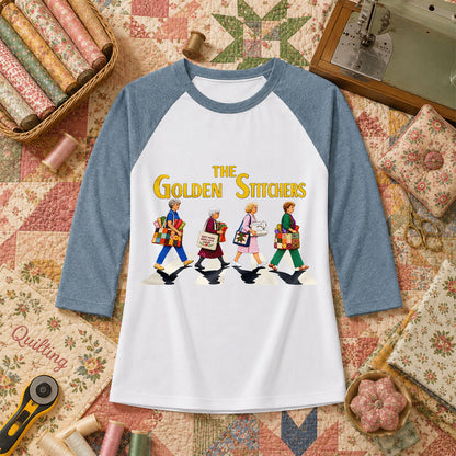 The Golden Stitchers Abbey Road Quilting Grannies Raglan Sleeve - Denim
