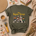 The Golden Stitchers Abbey Road Quilting Grannies T-Shirt